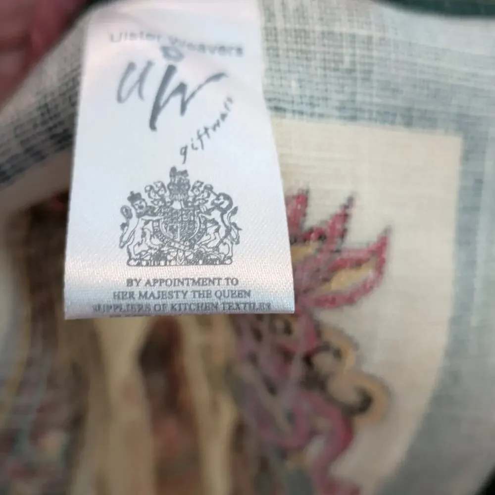 Ulster Weavers 100% Pure Irish Linen Dishcloth Gaelic Traditional Made Ireland